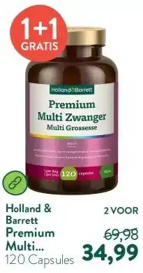 Holland & Barrett Premium Multi Zwanger aanbieding