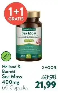 Holland & Barrett Sea Moss 400mg aanbieding