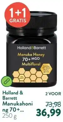 Holland & Barrett Manukahoning 70+ MGO Multifloraal aanbieding