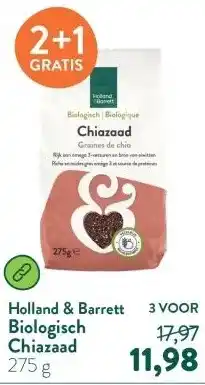 Holland & Barrett Biologisch Chiazaad aanbieding