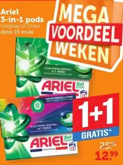 Coop Ariel 3-in-1 pods aanbieding