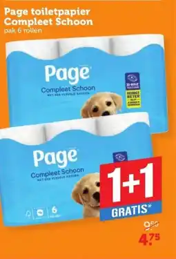 Coop Page toiletpapier Compleet Schoon aanbieding