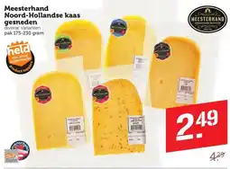 Coop Meesterhand Noord-Hollandse kaas gesneden aanbieding