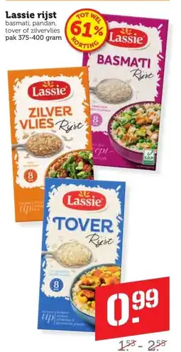 Coop Lassie rijst aanbieding