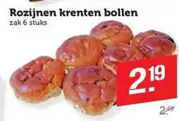 Coop Rozijnen krenten bollen aanbieding