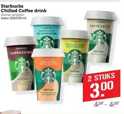 Coop Starbucks Chilled Coffee drink aanbieding