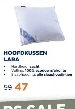 TotaalBED Hoofdkussen Lara ecodown/airolite aanbieding