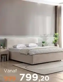 TotaalBED Bed Lommel | 140 x 200 cm | Sino 972, ecru aanbieding