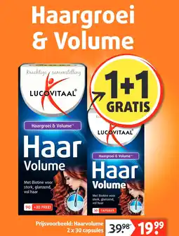 Lucovitaal Haargroei & Volume aanbieding