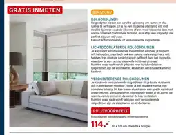 Kluswijs ROLGORDIJNEN, LICHTDOORLATENDE ROLGORDIJNEN, VERDUISTERENDE ROLGORDIJNEN aanbieding