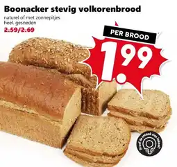 Coop Boonacker stevig volkorenbrood aanbieding