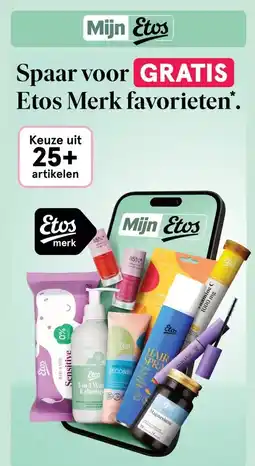 Etos Spaar voor GRATIS Etos Merk favorieten aanbieding
