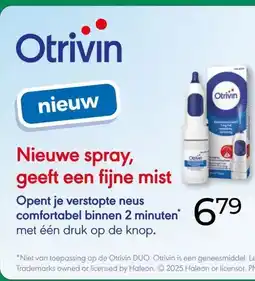 Trekpleister Otrivin aanbieding