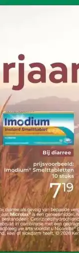 Trekpleister Imodium aanbieding