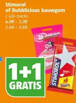 Poiesz Stimorol of Bubblicious kauwgom aanbieding
