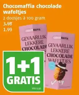 Poiesz Chocomaffia chocolade wafeltjes aanbieding