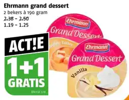 Poiesz Ehrmann grand dessert aanbieding