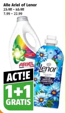 Poiesz Alle Ariel of Lenor aanbieding