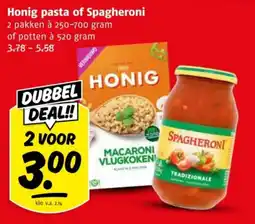 Poiesz Honig pasta of Spagheroni aanbieding