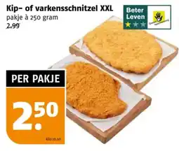 Poiesz Kip- of varkensschnitzel XXL aanbieding