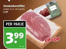 Poiesz Eendenborstfilet aanbieding