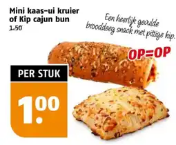 Poiesz Mini kaas-ui kruier of Kip cajun bun aanbieding