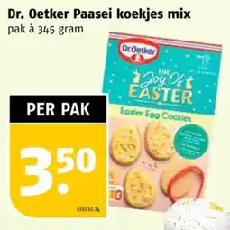 Poiesz Dr. Oetker Paasei koekjes mix aanbieding