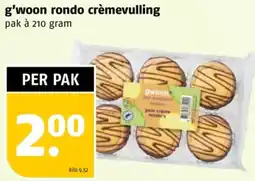 Poiesz G'woon rondo crèmevulling aanbieding