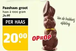 Poiesz Paashaas groot aanbieding