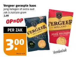 Poiesz Vergeer geraspte kaas aanbieding