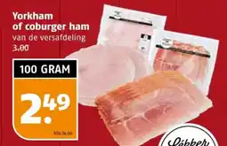 Poiesz Yorkham of coburger ham aanbieding