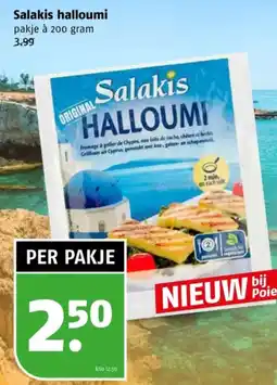 Poiesz Salakis halloumi aanbieding