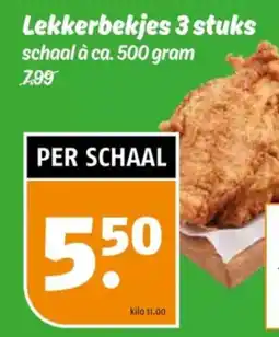 Poiesz Lekkerbekjes 3 stuks aanbieding