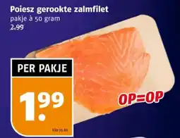 Poiesz Poiesz gerookte zalmfilet aanbieding