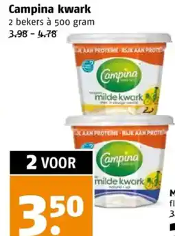 Poiesz Campina kwark aanbieding