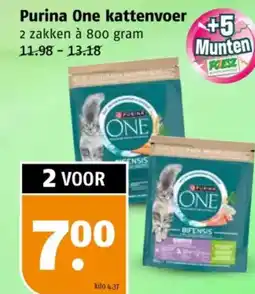 Poiesz Purina One kattenvoer aanbieding