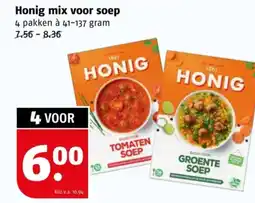 Poiesz Honig mix voor soep aanbieding