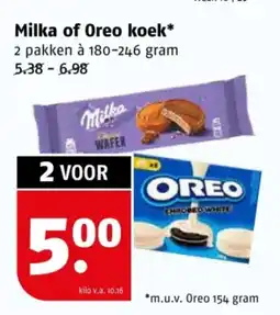 Poiesz Milka of Oreo koek aanbieding