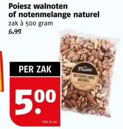 Poiesz Poiesz walnoten of notenmelange naturel aanbieding