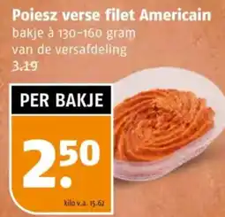 Poiesz Poiesz verse filet Americain aanbieding