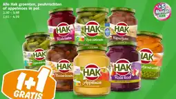 Poiesz Alle Hak groenten, peulvruchten of appelmoes in pot aanbieding