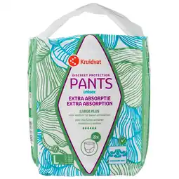 Kruidvat Kruidvat Discreet Protection Unisex Large Plus Incontinentiebroekjes aanbieding