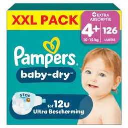 Kruidvat Pampers Baby-Dry Maat 4+ Luiers aanbieding