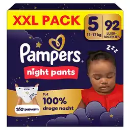 Kruidvat Pampers Night Pants Maat 5 Luierbroekjes aanbieding