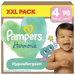 Kruidvat Pampers Harmonie Maat 4 Luiers aanbieding