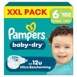 Kruidvat Pampers Baby-Dry Maat 6 Luiers aanbieding