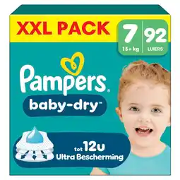 Kruidvat Pampers Baby-Dry Maat 7 Luiers aanbieding