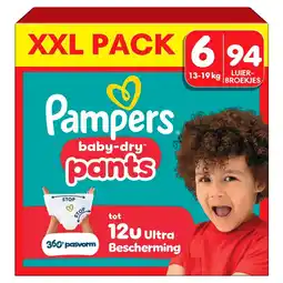 Kruidvat Pampers Baby-Dry Pants Maat 6 Luierbroekjes aanbieding