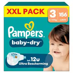 Kruidvat Pampers Baby-Dry Maat 3 Luiers aanbieding