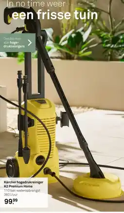 Karwei Kärcher hogedrukreiniger K2 Premium Home aanbieding